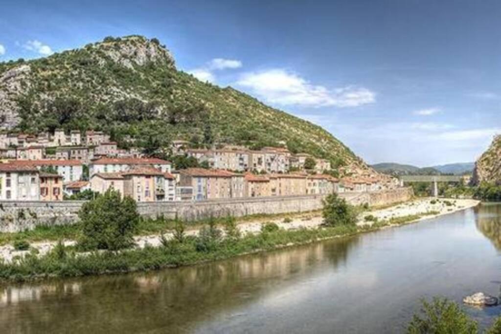 Charmant Chalet Pour 2 Personnes Spa Prive Massillargues-Attuech Bagian luar foto