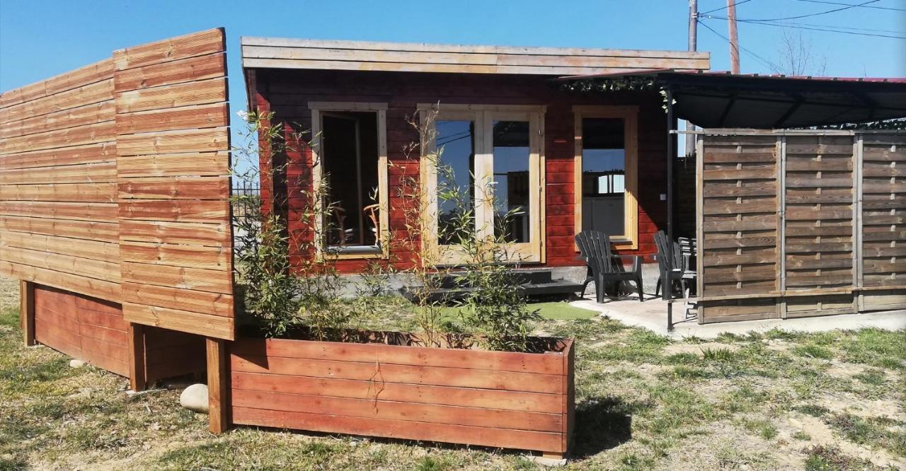 Charmant Chalet Pour 2 Personnes Spa Prive Massillargues-Attuech Bagian luar foto