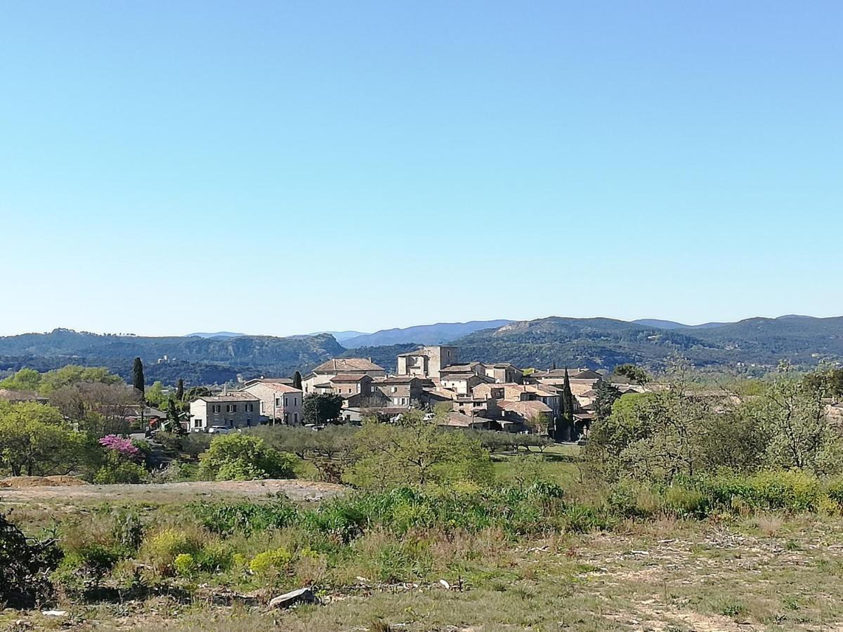 Charmant Chalet Pour 2 Personnes Spa Prive Massillargues-Attuech Bagian luar foto